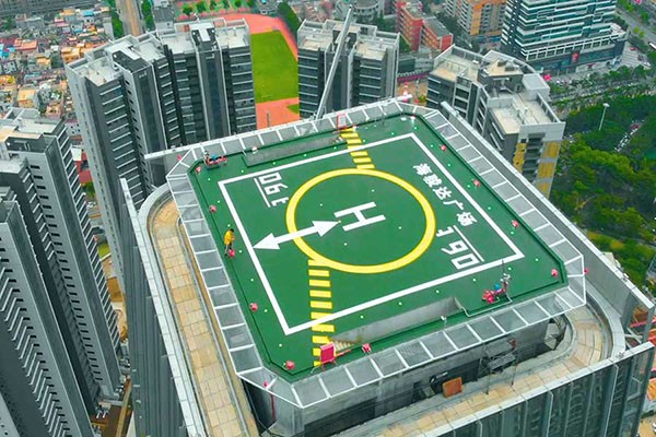 大廈頂上搭建直升機(jī)停機(jī)坪有什么因素需要注意的？